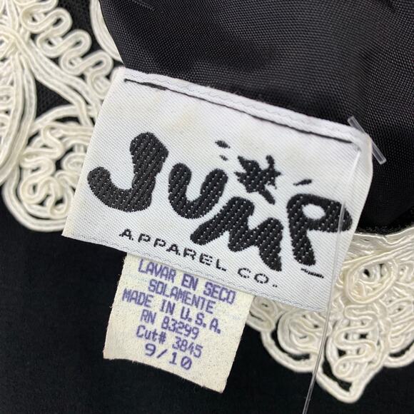 Jump Apparel Mini Dress Womens S Black Lace Trim A-Line Sweetheart Vintage - Picture 5 of 6